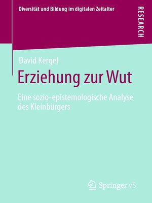 cover image of Erziehung zur Wut